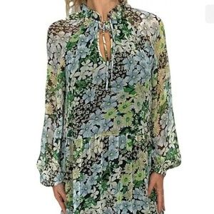 👀Bloggers top choice H &M flowers flow dress